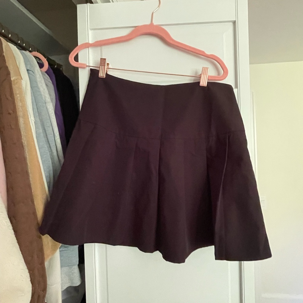 Shein black pleated skirt
